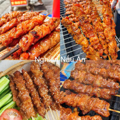 Thịt Xiên Nướng Mềm Ngọt, Đậm Đà Hương Vị Truyền Thống