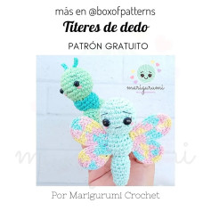 Títeres de dedo de ganchillo: marionetas adorables para tus manos