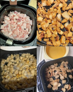 Tóp Mỡ Giòn Rụm Bằng Nồi Chiên Không Dầu