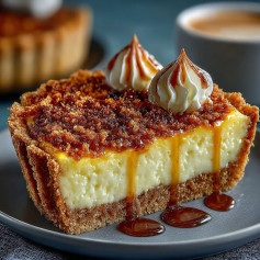 Torta Gelada de Leite Ninho com Crocante de Caramelo