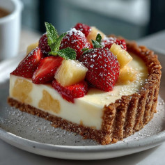 Torta Gelada dos Sonhos: Morango e Abacaxi Tropical