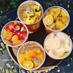 Trà Trái Cây Nhiệt Đới Mát Lạnh Giải Nhiệt Ngày Hè