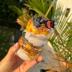 Tropical Blueberry Mango Breakfast Delight