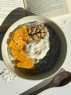 Tropical Mango Coconut Chia Pudding Delight