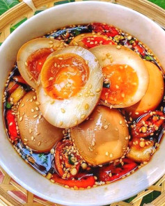 Trứng Ngâm Tương Đậm Đà Hương Vị, Ngon Tuyệt Đỉnh