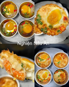Trứng Nướng Tôm Hấp Dẫn Vị Mè Thơm Lừng
