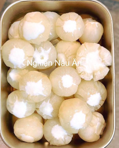 Vải Nhồi Kem Sữa Chua Mát Lạnh Tan Chảy