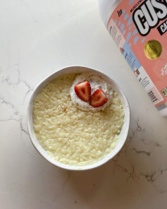 Vanilla Protein Rice Pudding Delight