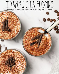Velvety Espresso Tiramisu Chia Delight