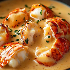 Velvety Lobster Indulgence: A Creamy Seafood Symphony