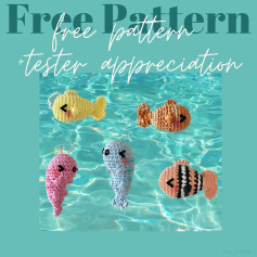 Vibrant Ocean Crochet Creature Collection