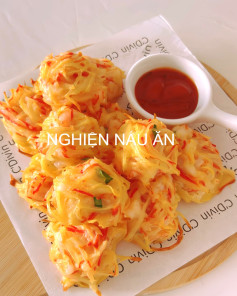 Viên Tôm Khoai Giòn Rụm Sánh Quyện Hương