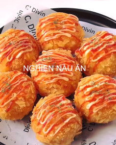 Viên Tôm Phô Mai Giòn Tan Hòa Quyện Hương Vị