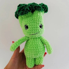 Вязаная игрушка: милый брокколи для детей и взрослых