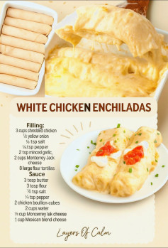 White Chicken Enchiladas