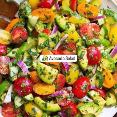 Zesty Avocado and Tomato Medley Delight