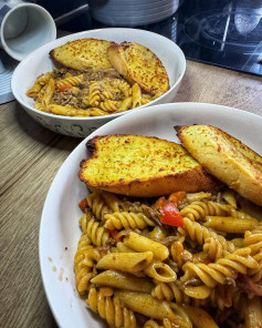 Zesty BBQ Beef Pasta Delight