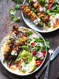 Zesty Chicken Tikka Skewers with Mango Chutney Glaze