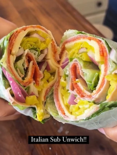 Zesty Italian Lettuce Wrap Delight