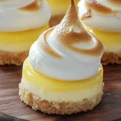 Zesty Lemon Meringue Mini Cheesecake Delights
