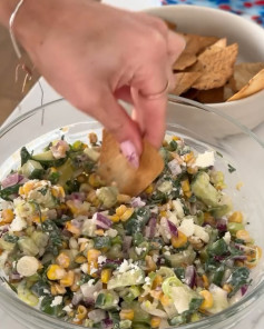 Zesty Mexican Street Corn Dip Delight