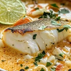 Zesty Thai Coconut Lime Fish Delight