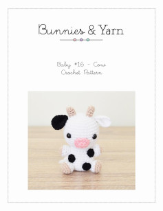 Adorable Baby Cow Crochet Pattern for Beginners