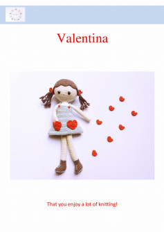 Adorable Crochet Doll Pattern with Heart Accents