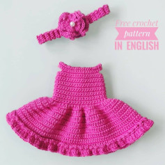 Adorable Crochet Dress and Headband Pattern for Beginners