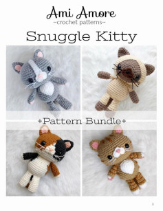 Adorable Crochet Patterns for Snuggle Kitty Dolls