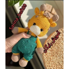 الگوی بافت زرافه کوچک و زیبا