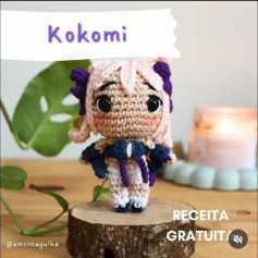 Amigurumi da Kokomi: Receita de Crochê Grátis e Fofa