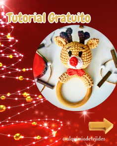 Anillo de Crochet Navideño: Tutorial Gratis Paso a Paso