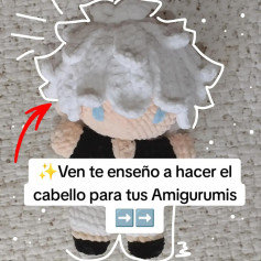 Aprende a tejer cabello perfecto para tus muñecos amigurumi