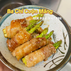 Ba chỉ cuộn măng