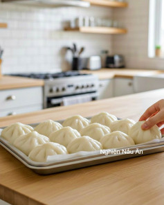 Bánh Bao Gạo Mềm Dẻo, Nhân Thịt Ngọt Tự Nhiên