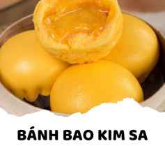 Bánh Bao Kim Sa Nhân Trứng Muối Tan Chảy