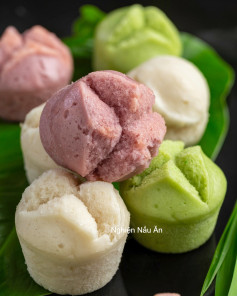 BÁNH BÒ BÔNG NỞ BUNG, THƠM MỀM, NGỌT VỪA, ĂN LÀ GHIỀN