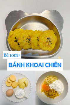 Bánh Khoai Chiên Giòn Thơm Cho Bé Yêu
