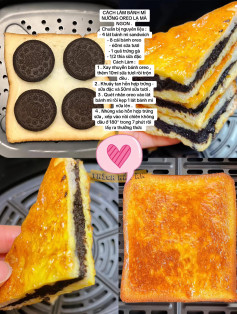 BÁNH MÌ NƯỚNG OREO LẠ MÀ NGON