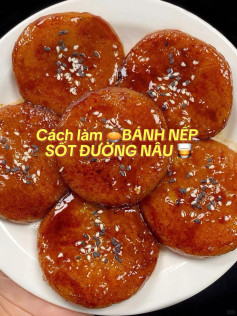 🥧BÁNH NẾP SỐT ĐƯỜNG NÂU 🥃