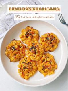 Bánh Rán Khoai Lang Mè Đen Giòn Ngon cho Bé Yêu