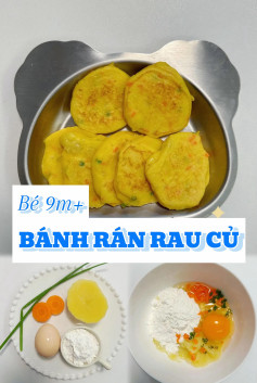 Bánh Rán Rau Củ Dinh Dưỡng Cho Bé Yêu