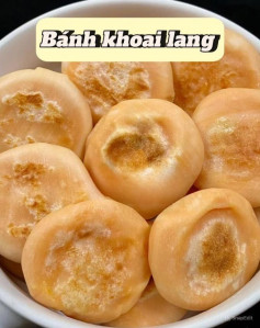 Bánh Sủi Cảo Giòn Nhân Khoai Lang Ngọt Ngào