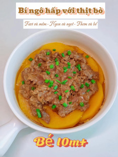Bí Ngô Hấp Thịt Bò Ngọt Mềm Thơm Ngon