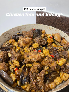 Budget-friendly Chicken Tofu Eggplant Delight