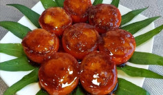 CÀ CHUA NHỒI ĐẬU HỦ SỐT DẦU HÀO