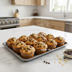 CÁCH LÀM BÁNH BÔNG LAN SOCOLA MINI (MUFFIN) NƯỚNG BẰNG NỒI CHIÊN KHÔNG DẦU CỰC KỲ DỄ LÀM.