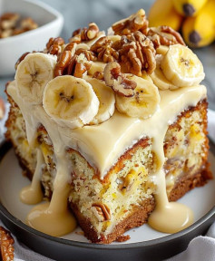 Cách làm bánh chuối hạt hồ đào ( hạt óc chó) thơm ngon mềm mịn