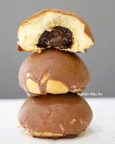 CÁCH LÀM BÁNH PAPAROTI VỎ GIÒN MẶT CÀ PHÊ, NHÂN TAN CHẢY, THƠM NỨC MŨI.